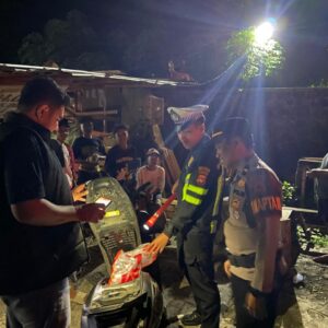 Patroli Blue Light Gabungan Piket Polres Bima Kota, Cegah Aksi 3C dan Gangguan Kamtibmas