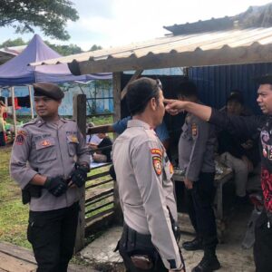 Sukseskan Konser Band Dewa 19, Unit Pam Obvit Satsamapta Polres Bima Kabupaten Gelar Pengamanan BKO