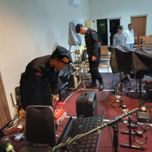 Jelang Paskah, Brimob dan Unit K9 Polda NTB Sterilisasi Gereja di Mataram