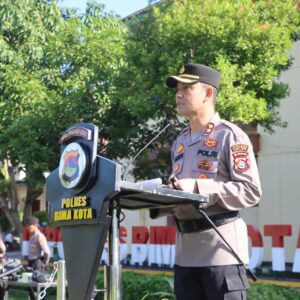 Apel Kontingensi Aman Nusa I Rinjani 2026, Kapolres Bima Kota Tekankan Kewaspadaan dan Deteksi Dini