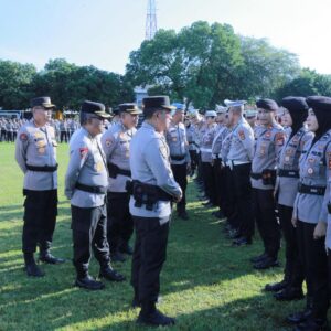 Pimpin Apel Kesiapan Kontijensi Aman Nusa I 2026, Kapolda NTB Tekankan 6 Hal Penting Kepada Personel