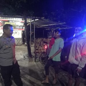 Patroli Blue Light Polsek Wawo, Tekan Gangguan Kamtibmas dan Monitoring Aktivitas Masyarakat