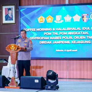 Perkuat Soliditas, POM TNI dan Propam Polri Gelar Coffee Morning & Halal Bihalal 1447 H