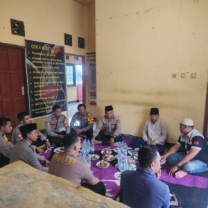 Ikhtiar Spiritual Demi Keamanan Wilayah, Polsek Labangka Gelar Dzikir dan Doa Bersama