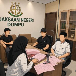 Satresnarkoba Polres Dompu Limpahkan Tersangka dan Barang Bukti Kasus Narkotika ke Kejaksaan Negeri Dompu (Tahap II)