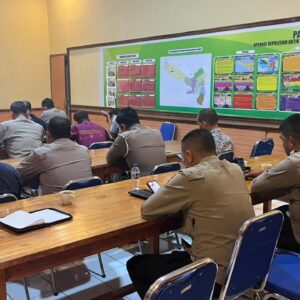 Polres Dompu Ikuti Zoom Meeting Lintas Sektoral Percepatan Swasembada Pangan di NTB