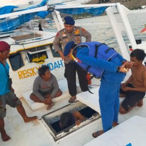 Patroli Cipkon Upaya Preventif Satpolairud Polres Bima Kabupaten Jaga Keamanan di Perairan Teluk Bima