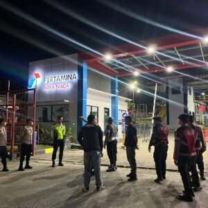 Personel Gabungan Polres Bima Kota Laksanakan Patroli KRYD, Ciptakan Rasa Aman di Malam Minggu