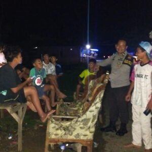 Jaga Kondusifitas dan Cipta Kondisi di Wilayah Hukumnya, Polsek Monta Gencarkan Patroli KRYD Malam Hari
