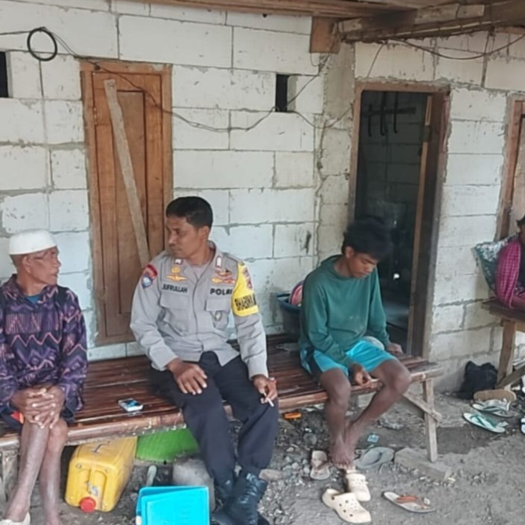 Bhabinkamtibmas Polres Bima Kota Sambangi Warga Binaan, Sampaikan Pesan Kamtibmas