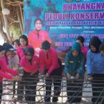 Bhayangkari NTB Tanam Terumbu Karang di Lombok Utara, Perkuat Gerakan Perempuan Jaga Laut dan Ekonomi Pesisir