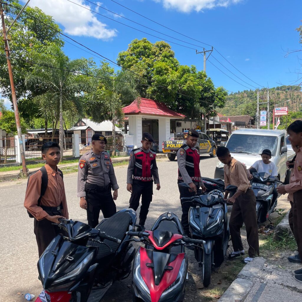 Cegah Gangguan Kamtibmas, Sat Samapta Polres Bima Kota Gelar Patroli Dialogis