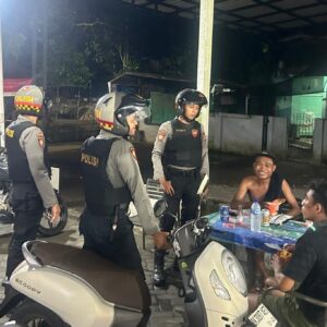 Waspada Jam Rawan, Patroli Perintis Presisi Jaga Ketat Wilayah Gerung Saat Dini Hari