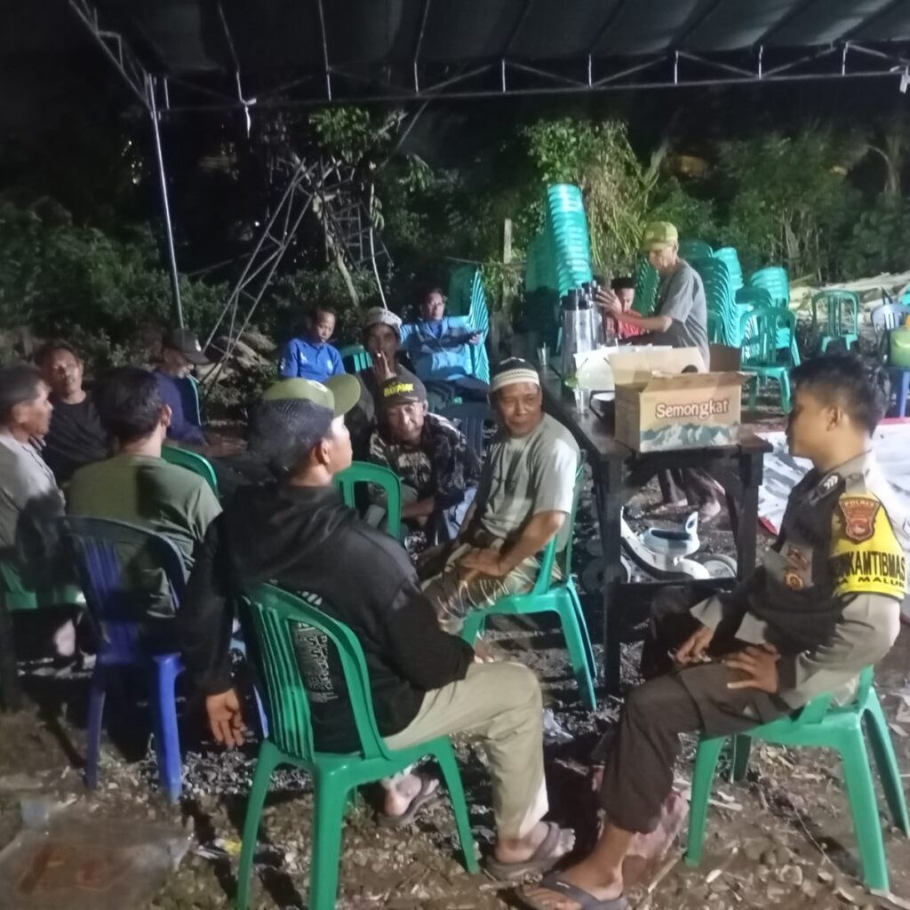 Bhabinkamtibmas Desa Maluk Intensifkan Sambang Warga, Ingatkan Kamtibmas dan Bahaya TPPO