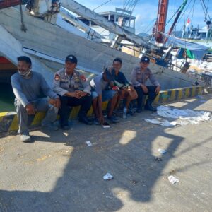 Polsek Pelabuhan Bima Tingkatkan Patroli, Antisipasi Gangguan Kamtibmas di Area Pelabuhan
