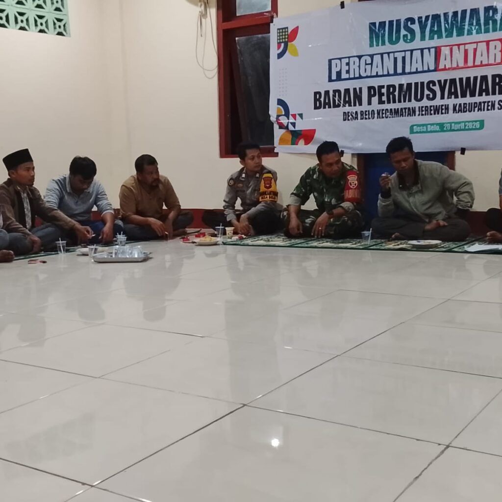 Peran Aktif Bhabinkamtibmas, Musyawarah PAW BPD Dusun Menyan Berlangsung Tertib