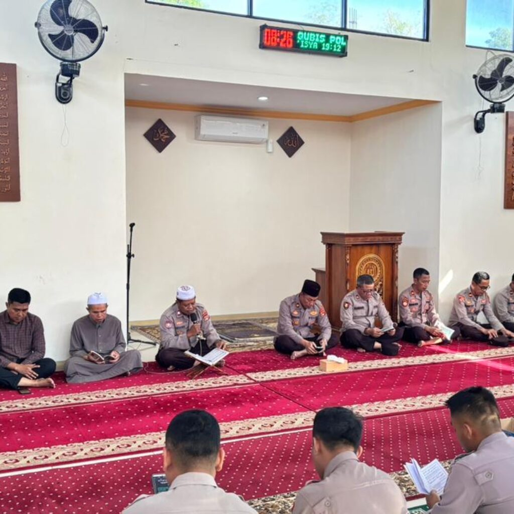 Padatnya Rutinitas Kerja, Polres Bima Kota Barengi dengan Siraman Rohani bagi Personel