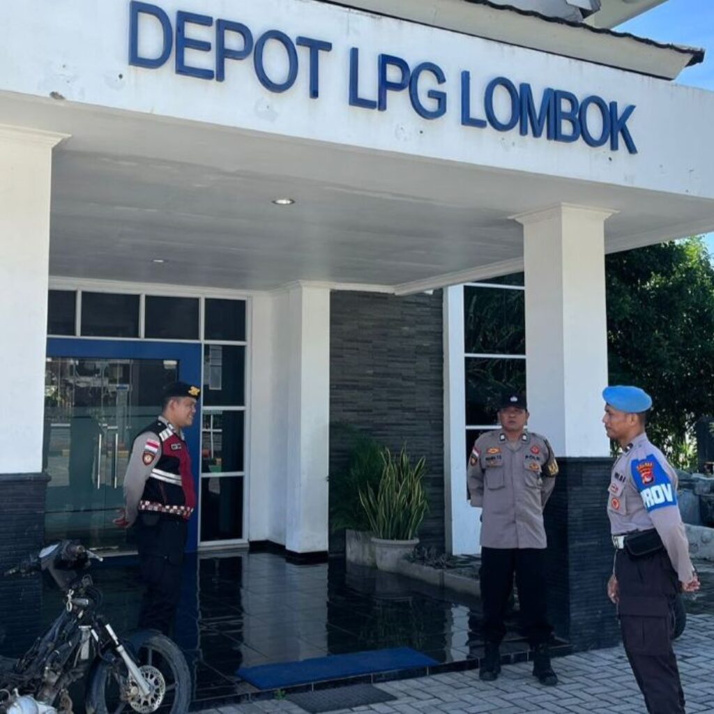 Polsek Sekotong Perketat Pengamanan Depot LPG Lombok, Pastikan Objek Vital Nasional Aman dari Gangguan