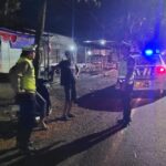 Waspada Kejahatan Malam, Satlantas Polres Lombok Barat Jaga Ketat Jalur Bypass BIL 1 dan 2