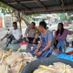 Bhabinkamtibmas Kelurahan Paruga Sambangi Pedagang Ayam, Sampaikan Imbauan Kamtibmas