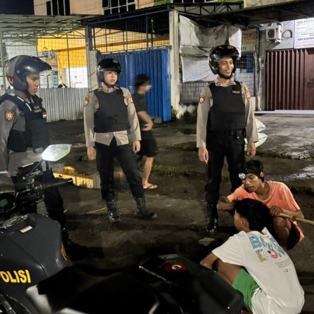 Waspada Kriminalitas Malam Hari, Polres Lombok Barat Perketat Patroli Presisi di Kawasan Gerung