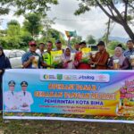 Bhabinkamtibmas Polres Bima Kota Amankan Operasi Pasar, Dukung Gerakan Pangan Murah