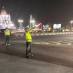 Polres Lombok Barat Pastikan Keamanan Jalur Night Run dalam Perayaan HUT Lobar ke-68