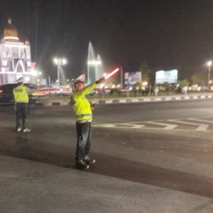 Polres Lombok Barat Pastikan Keamanan Jalur Night Run dalam Perayaan HUT Lobar ke-68
