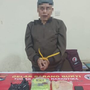 TANGKAPAN BESAR! PRIA DI AIKMEL DIBEKUK, BAWA SABU 1,080 GRAM