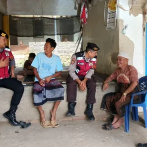 Perkuat Keamanan Wilayah, Sat Samapta Polres Lombok Barat Sosialisasikan Inovasi KEMOS 110 di Sekotong