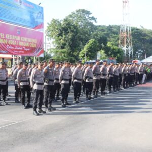 Apel Kontingensi Aman Nusa, Kapolres Loteng Tekankan Hadapi Isu Nasional Dan Global. ‎