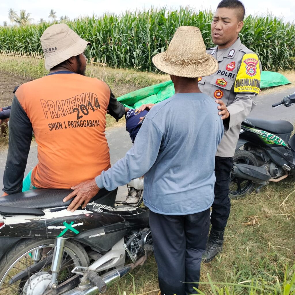Bhabinkamtibmas Desa Bagik Papan Perkuat Kamtibmas Lewat Silaturahmi dan Imbauan ke Warga