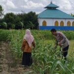 Bhabinkamtibmas di Lombok Barat Sulap Lahan Kosong Jadi Kebun Pangan
