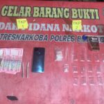 Residivis Diamankan Saat Antar Makanan, Polisi Temukan Ganja dan Belasan Klip Sabu