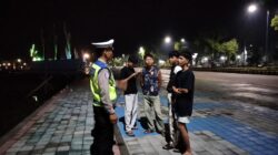 Satlantas Polres Lombok Barat Patroli Malam Antisipasi 3C