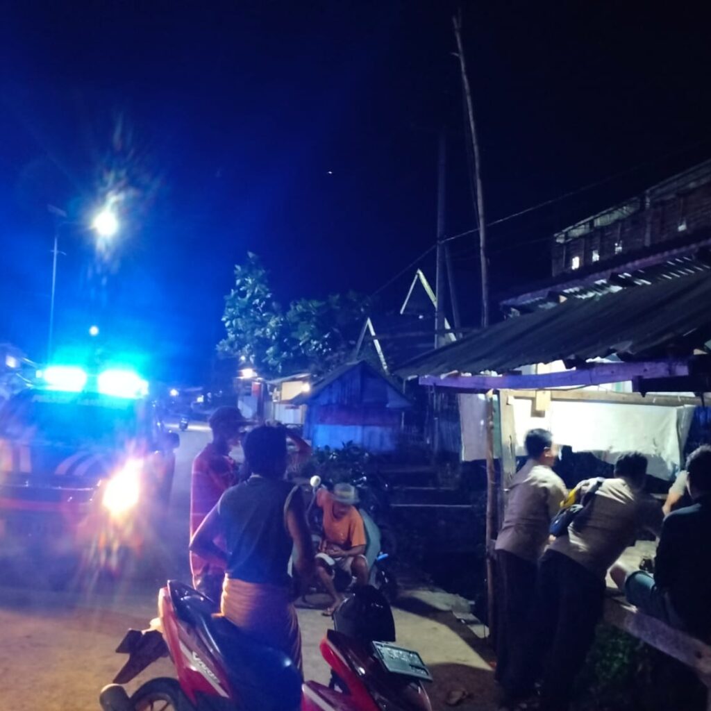 Polsek Langgudu Intensifkan Patroli Blue Light Cipkon, Sasar Titik Rawan di Tiga Desa