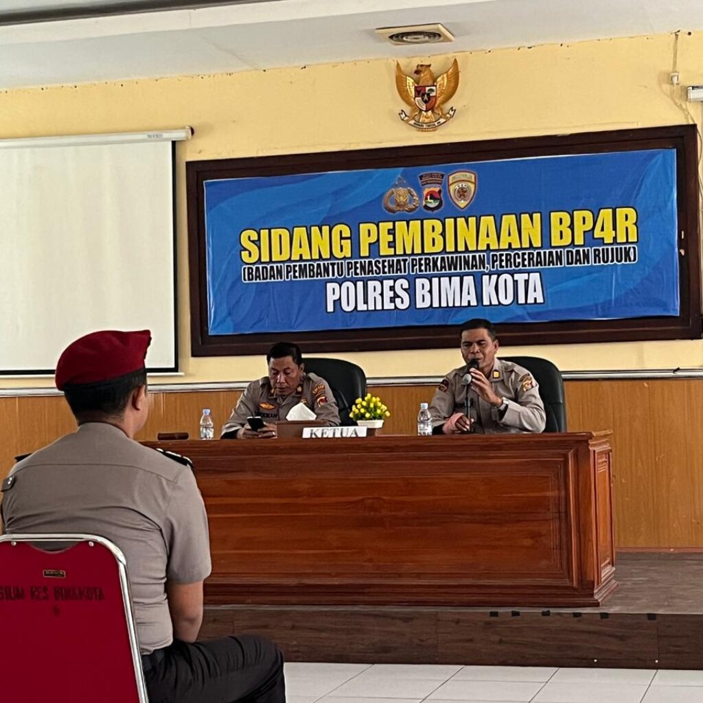 Polres Bima Kota Mediasi Brigadir Anhar dan Istri, Upaya Pembinaan Sudah Dilakukan