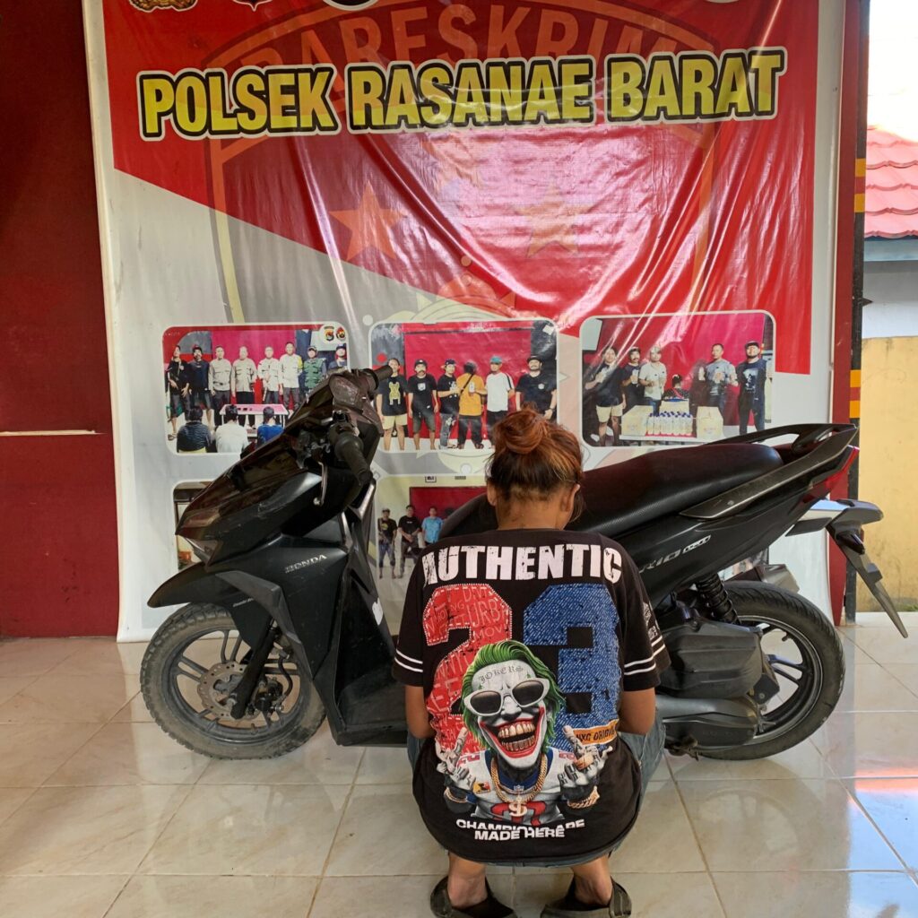 Modus Antar Pacar, Wanita Asal Bali Gelapkan Motor Warga Kota Bima, Pelaku Ditangkap Polisi