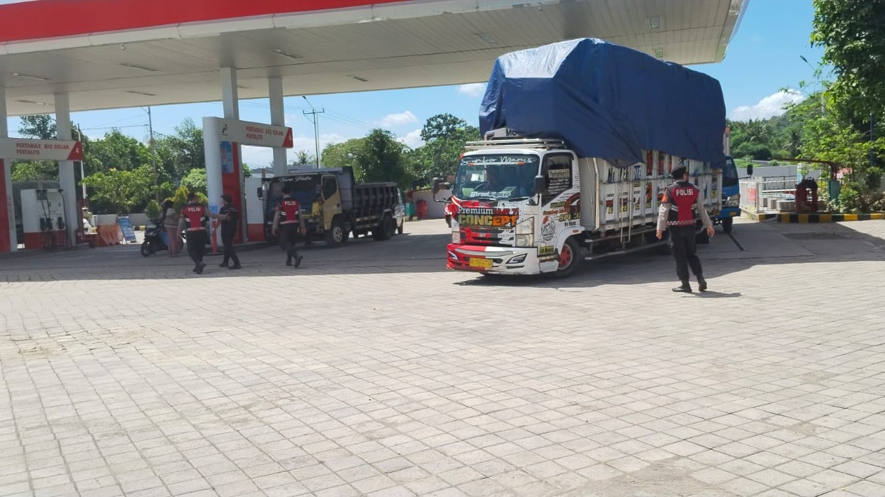 Polres Lombok Barat Intensifkan Patroli Preventif di SPBU