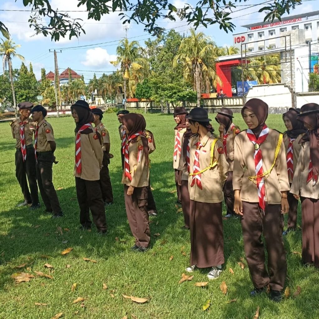 Mencetak Generasi Berintegritas, Polres Lombok Barat Gembleng Saka Bhayangkara di Gerung