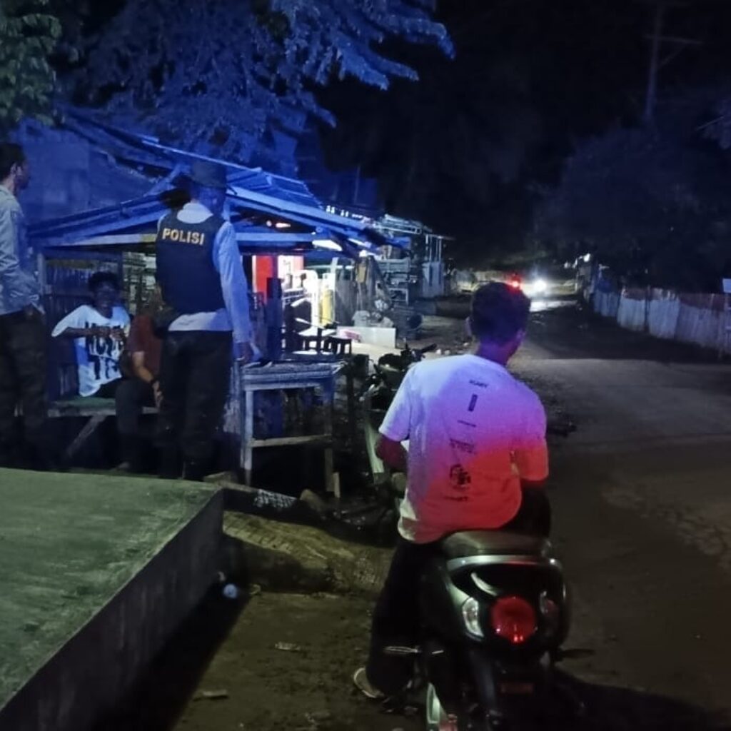 Patroli Blue Light Polsek Lambu, Ciptakan Situasi Kamtibmas Aman dan Kondusif