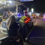 Satlantas Polres Lombok Utara Gelar Blue Light Patrol, Wujudkan Lalu Lintas Aman dan Kondusif