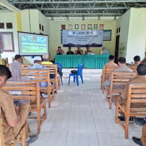 POLSEK PAJO HADIRI SOSIALISASI DAN MUSYAWARAH PROGRAM PARTISIPASI DESA PT STM TAHUN 2026