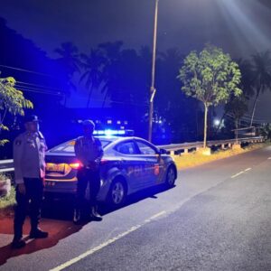 Patroli KRYD Blue Light Sasar Jalur Bypass BIL Kediri