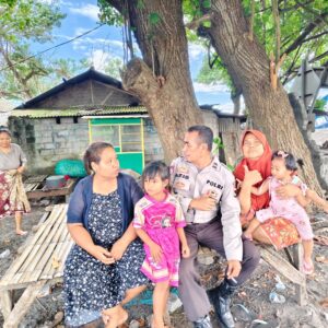 Sambangi Nelayan Pantai Viral Ampenan, Ditbinmas Polda NTB Ajak Warga Jaga Kamtibmas