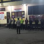 SIE PROPAM POLRES DOMPU LAKSANAKAN PENGECEKAN DAN PENGAWASAN APEL MALAM PIKET JAGA