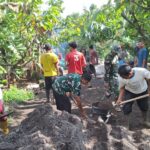 Warga Lombok Utara Kompak Dukung Satgas Jembatan Garuda