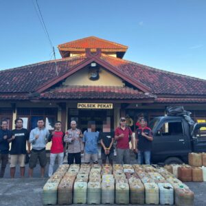 GERAK CEPAT OPSNAL POLSEK PEKAT GAGALKAN AKSI PENCURIAN BBM BESERTA MOBIL