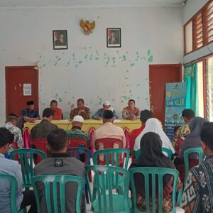 Hadiri Rakor Tindak Lanjut Problematika Tingkat Kecamatan Donggo ini Penyampaian Kapolsek Donggo
