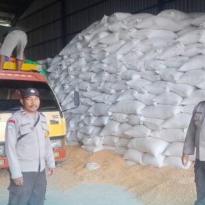 Polres Bima Kota Monitoring Gudang Jagung, Dukung Ketahanan Pangan Nasional